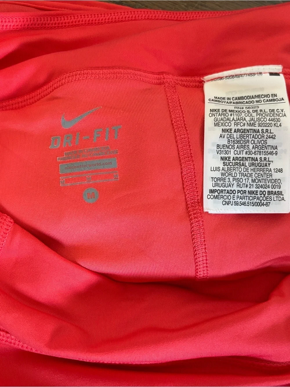 Nike Court Pure Tennis Skort in Red Dri-FIT Athletic Size Medium